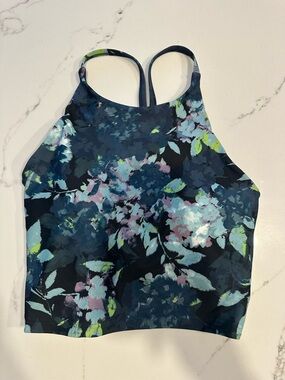 Old Navy Active Powersoft Racerback Sports Bra - Deep Navy